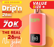 Load image into Gallery viewer, Drip’n 26mL 70K ***HARMONIZED STAMPED***