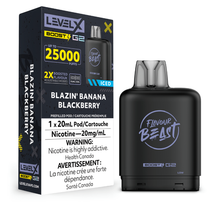 Load image into Gallery viewer, Level X Flavour Beast Boost G2 Pod 20mL (25K Puffs) ***HARMONIZED STAMPED***