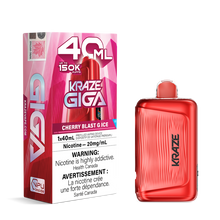 Load image into Gallery viewer, Kraze GIGA 40mL 150K Puff Disposable Vape ***HARMONIZED STAMPED***