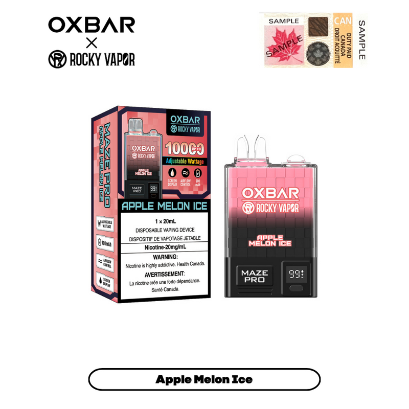 OXBAR X Rocky Vapor Maze Pro 10000 Disposable
