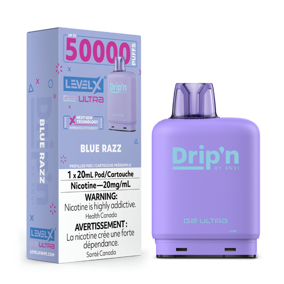 Level X G2 Ultra Pod 20ml (50k puffs) - Drip'n ***HARMONIZED STAMPED** Vape Wave Level X G2 Ultra Pod 20ml (50k puffs) - Drip'n ***HARMONIZED STAMPED** Vape Wave