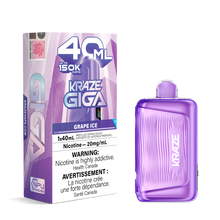 Load image into Gallery viewer, Kraze GIGA 40mL 150K Puff Disposable Vape ***HARMONIZED STAMPED***
