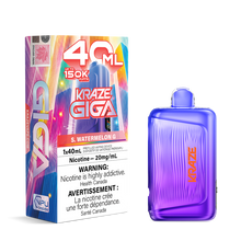 Load image into Gallery viewer, Kraze GIGA 40mL 150K Puff Disposable Vape ***HARMONIZED STAMPED***
